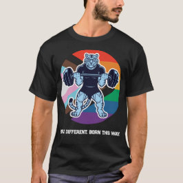 LGBT Pride Tiger Lifter Gym Shirt — Born This Way T