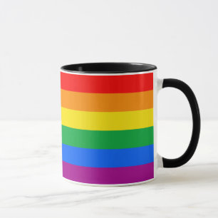 LGBT-prideflagga/regnbågeflagga Mugg