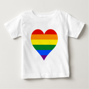 LGBT-pridehjärta T-Shir Tee