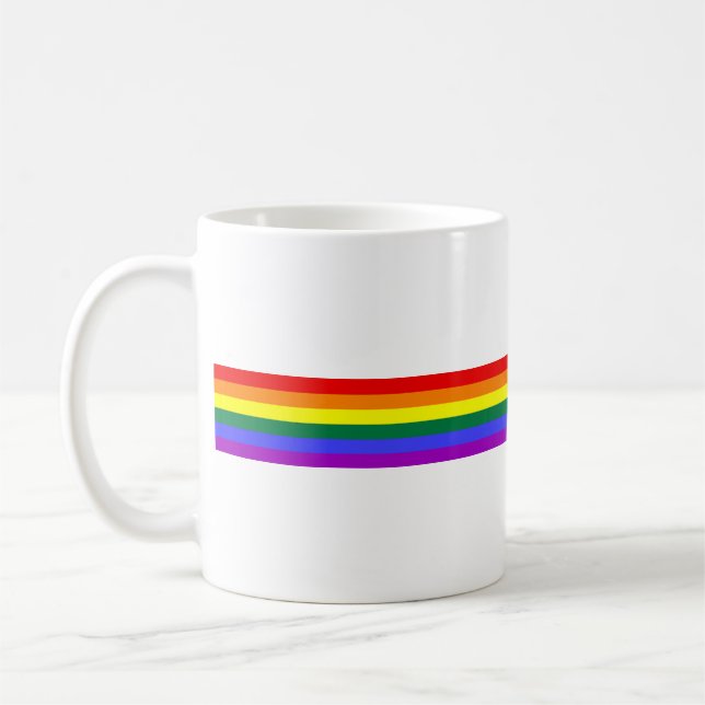 LGBT-prideregnbåge Kaffemugg (Vänster)