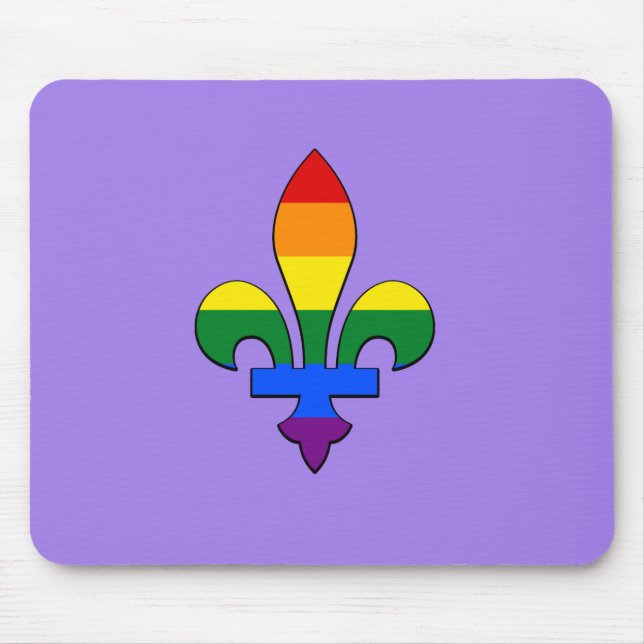 LGBT-pridet fleur-de-lis Musmatta (Framsidan)