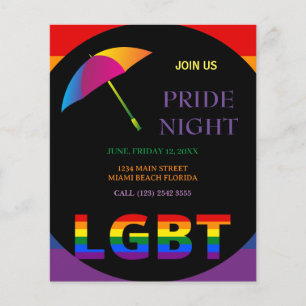 LGBT-Pridet Nattflygare Flygblad