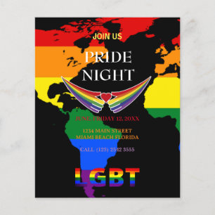 LGBT-Pridet Nattflygare Flygblad