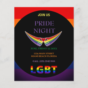 LGBT-Pridet Nattflygare Flygblad