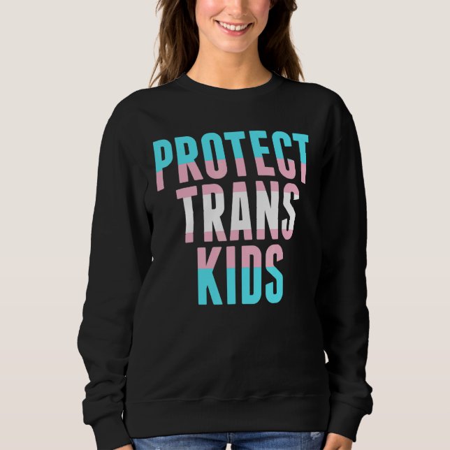 Lgbt-Pridet Rainbow Flagga Transgender Protect Tra T Shirt (Framsida)