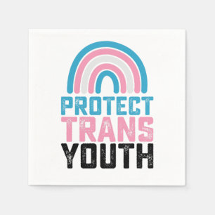 LGBT-Pridet Skydda transgena ungdomar Pappersservett