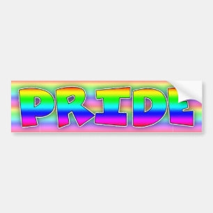 LGBT-Pridet stolt över att vara Gay Rainbow Bumper Bildekal