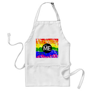 LGBT-Pridets Flagga - direktfärg, född mig Förkläde