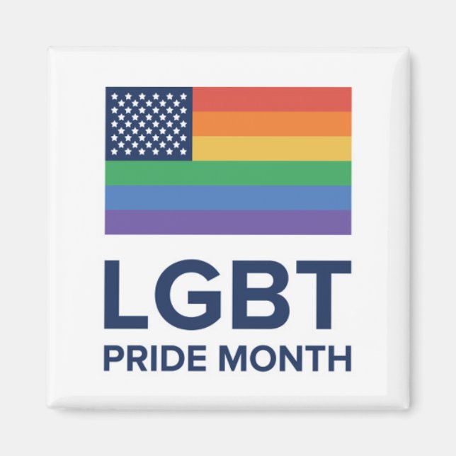 LGBT-Pridets månad | Förenade Stater Magnet (Framsidan)