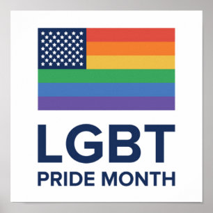 LGBT-Pridets månad  Förenade Staterna Poster