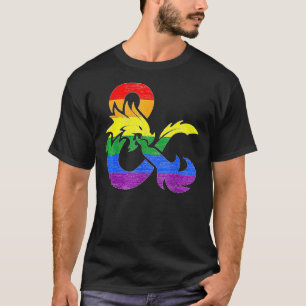 LGBT-Pridets roll Betalar D20 DnD RPG-Gif-spelning T Shirt