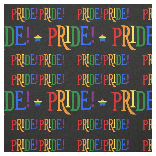 LGBT-pridets texttecken Tyg (Provkarta)