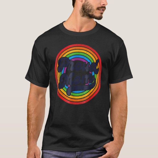 Lgbt Proud Mom, Gay Pride Lgbt Ally Rainbow, Mothe T Shirt (Framsida)