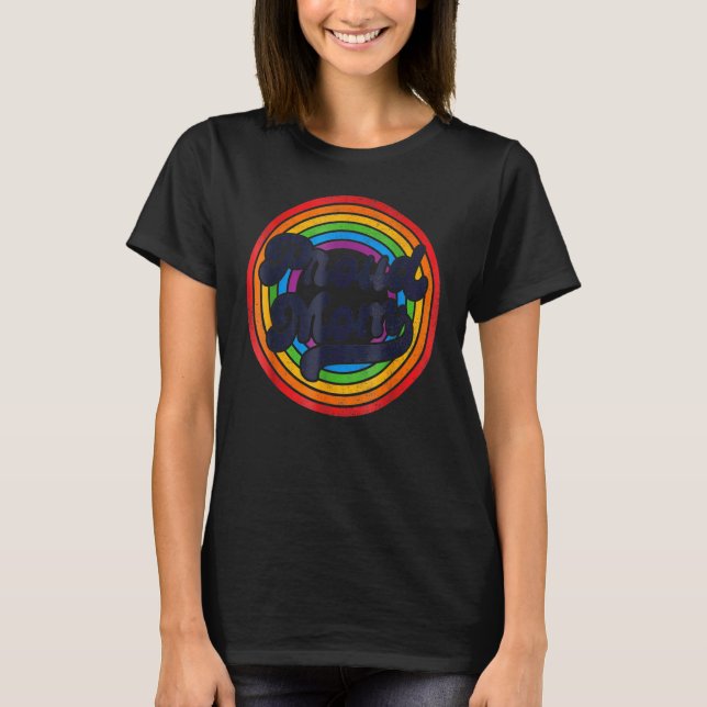 Lgbt Proud Mom, Gay Pride Lgbt Ally Rainbow, Mothe T Shirt (Framsida)