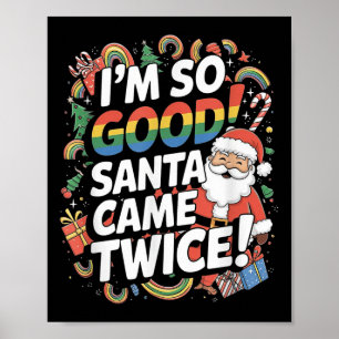 Lgbt Pun-Pridet Xma, glay Jultomten Poster