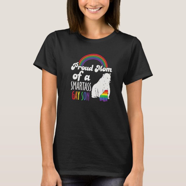 Lgbt Queer Pride Social Movement Gay Son Rainbow B T Shirt (Framsida)