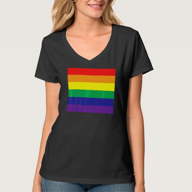 Lgbt Rainbow Fist Pride Month Merch Lgbtq Gay Prid T Shirt (Framsida)