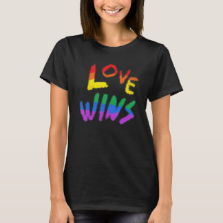 Lgbt Rainbow Flagga Wins Lgbtq Lesbisk Prid T Shirt