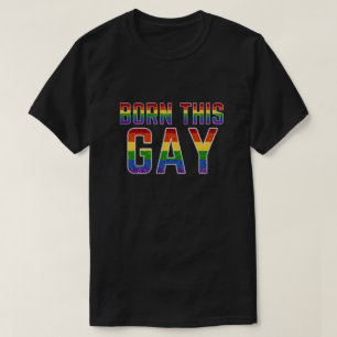 LGBT Rainbow Glitter har fött den här galgen T Shirt