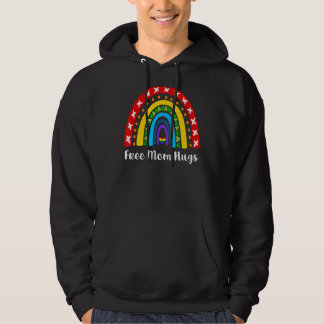 Lgbt Rainbow Heart Free Mamma Hugs Hoodie
