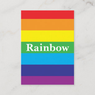 Lgbt Rainbow Mönster Visitkort