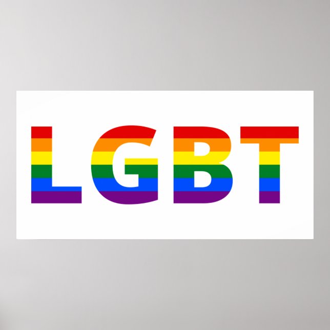 Lgbt Rainbow Poster (Framsidan)