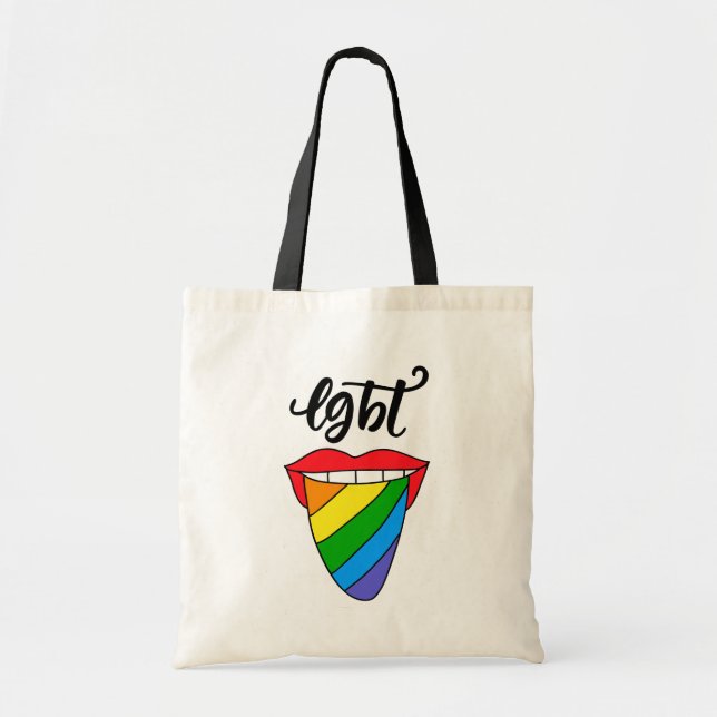LGBT Rainbow Tunga Tygkasse (Framsidan)