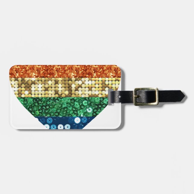lgbt-regnbåge bagagebricka (Horisontell Framsida)