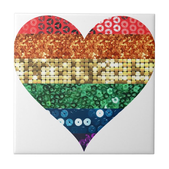 lgbt-regnbåge kakelplatta (Framsidan)