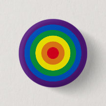 Lgbt regnbåge rand bullseye gay pride flagga coola