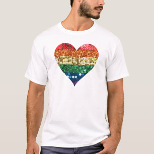 lgbt-regnbåge t-shirt