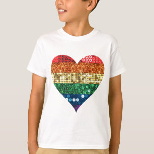 lgbt-regnbåge t-shirt