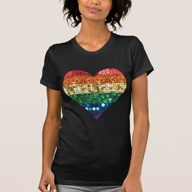 lgbt-regnbåge tee (Framsida)