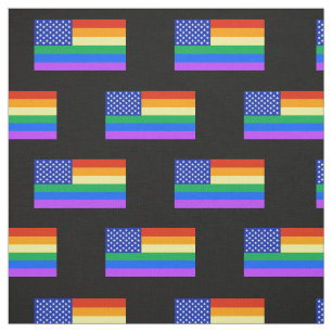 LGBT-regnbågeamerikanska flaggan Tyg