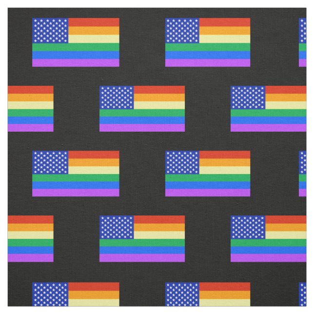 LGBT-regnbågeamerikanska flaggan Tyg (Provkarta)