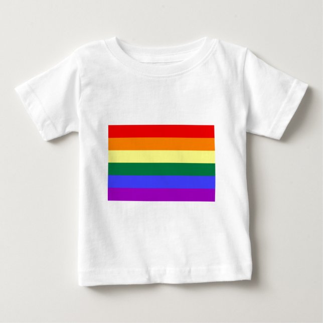 LGBT-regnbågeflagga Tee (Framsida)