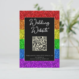 LGBT-regnbågsparkler för homosexuella lesbisk bröl Tilläggskort