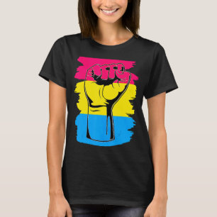 Lgbt Resistent Fist Vintage Hand Pansexual Flagga T Shirt