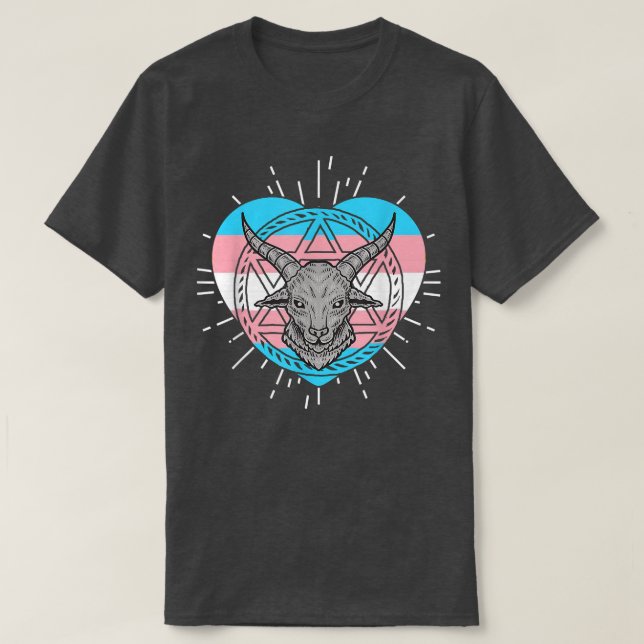 LGBT-satanism goth Transgender T Shirt (Design framsida)