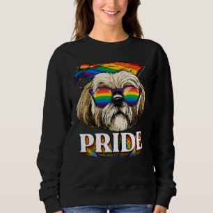 Lgbt Shih Tzu Gay pride Lgbtq Rainbow Flagga Sungl T Shirt