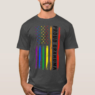 LGBT-stöd Proud Grandma LGBT-Flagga Grandma LGBT T Shirt
