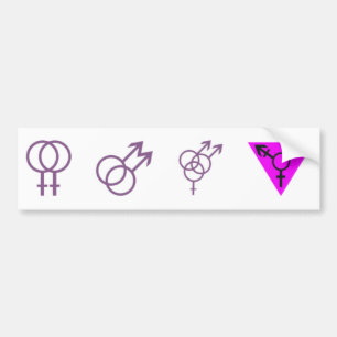 LGBT-Symboler klistermärke