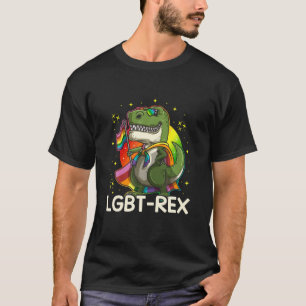 LGBT Trex Gay pride Lesbisk Dinosaur T Shirt
