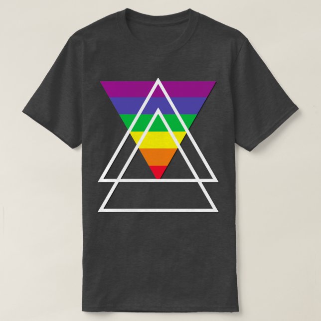 LGBT-triangel T Shirt (Design framsida)