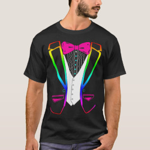 LGBT Tuxedo Costume Party Tux T Shirt