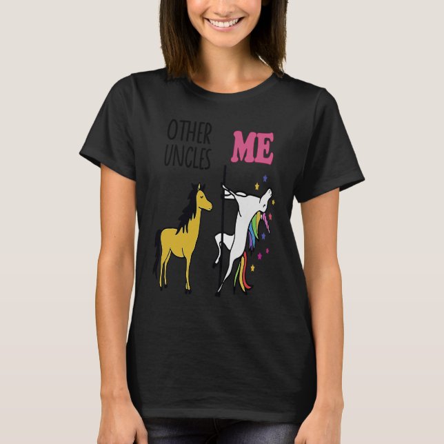 LGBT Uncles Unicorn other Uncles and Coola LGBT UN T Shirt (Framsida)