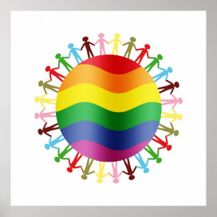 LGBT-världsharmoni Poster
