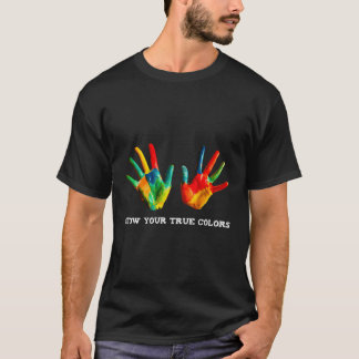 LGBt visa din sanna Färg Women Dam Manar Vuxen T Shirt