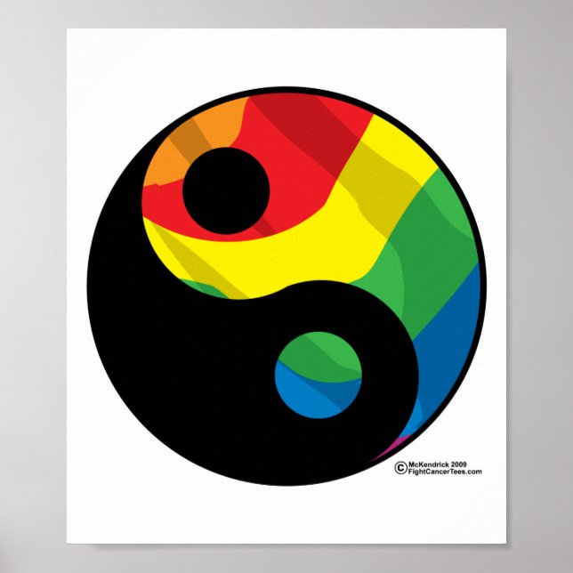 LGBT Ying Yang Poster (Framsidan)