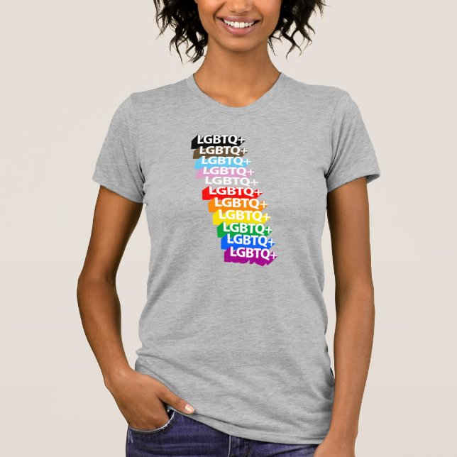 LGBTQ 3D T SHIRT (Framsida)